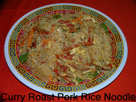 Curry Roast Pork Rice Noodle